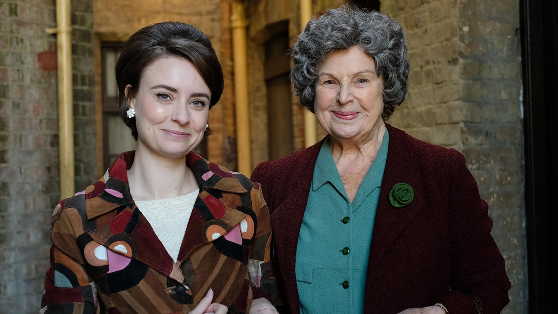 Family is important, as Valerie's grandmother reminds her. Photo: BBC/Neal Street Productions Valerie Dyer (JENNIFER KIRBY), Elsie Dyer (ANN MITCHELL) in Call the Midwife. Photo: BBC/Neal Street Productions