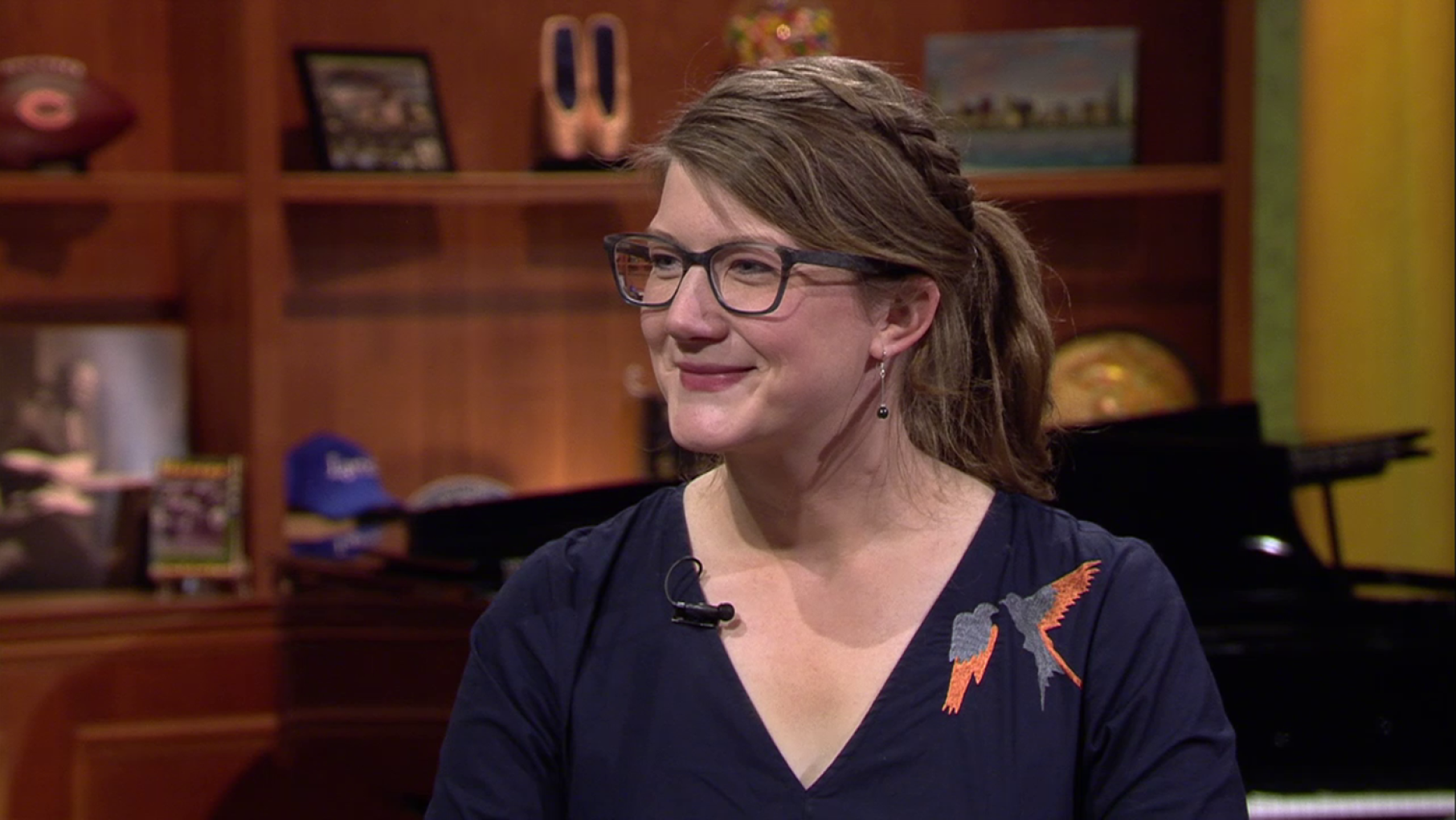 Emily Graslie on Chicago Tonight on April 10, 2018