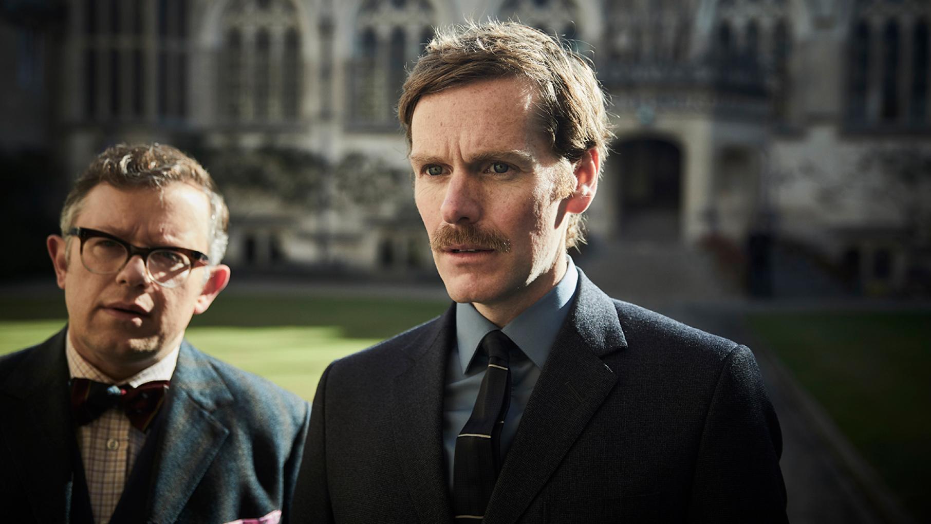 Photo: Mammoth for ITV and MASTERPIECE Dr. DeBryn and Morse in Endeavour. Photo: Mammoth for ITV and MASTERPIECE