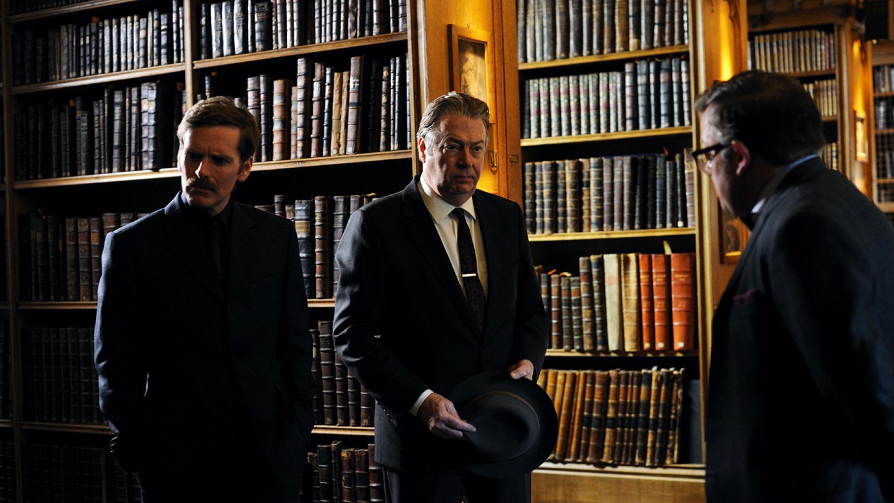 Photo: Mammoth for ITV and MASTERPIECE Morse, Thursday, and Dr. DeBryn in Endeavour. Photo: Mammoth for ITV and MASTERPIECE