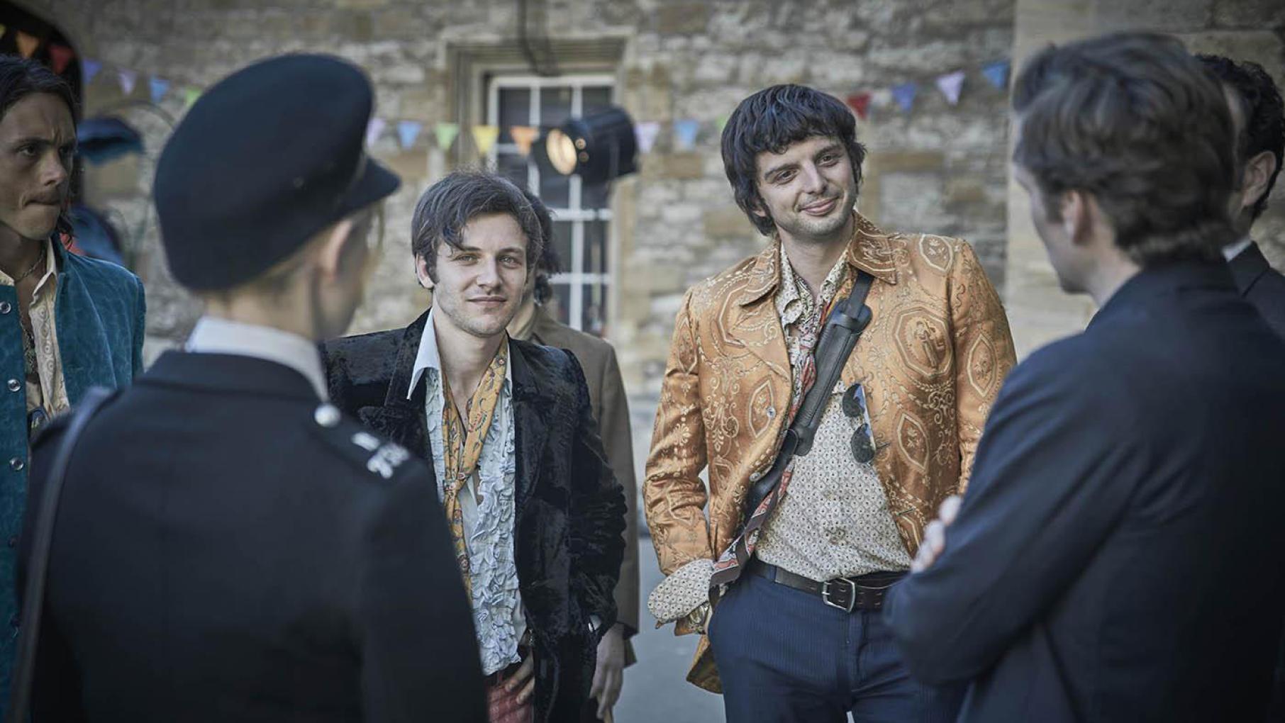 The Wildwood are in a culture war against moral crusader Joy Pettybon. Photo: ITV Plc and MASTERPIECE Endeavour. Photo: ITV Plc and MASTERPIECE