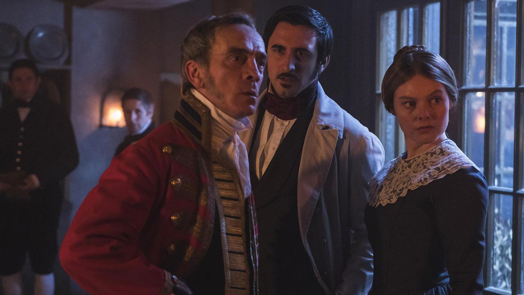 Penge, Francatelli, and Skerrett in Victoria. Photo: ITV Studios