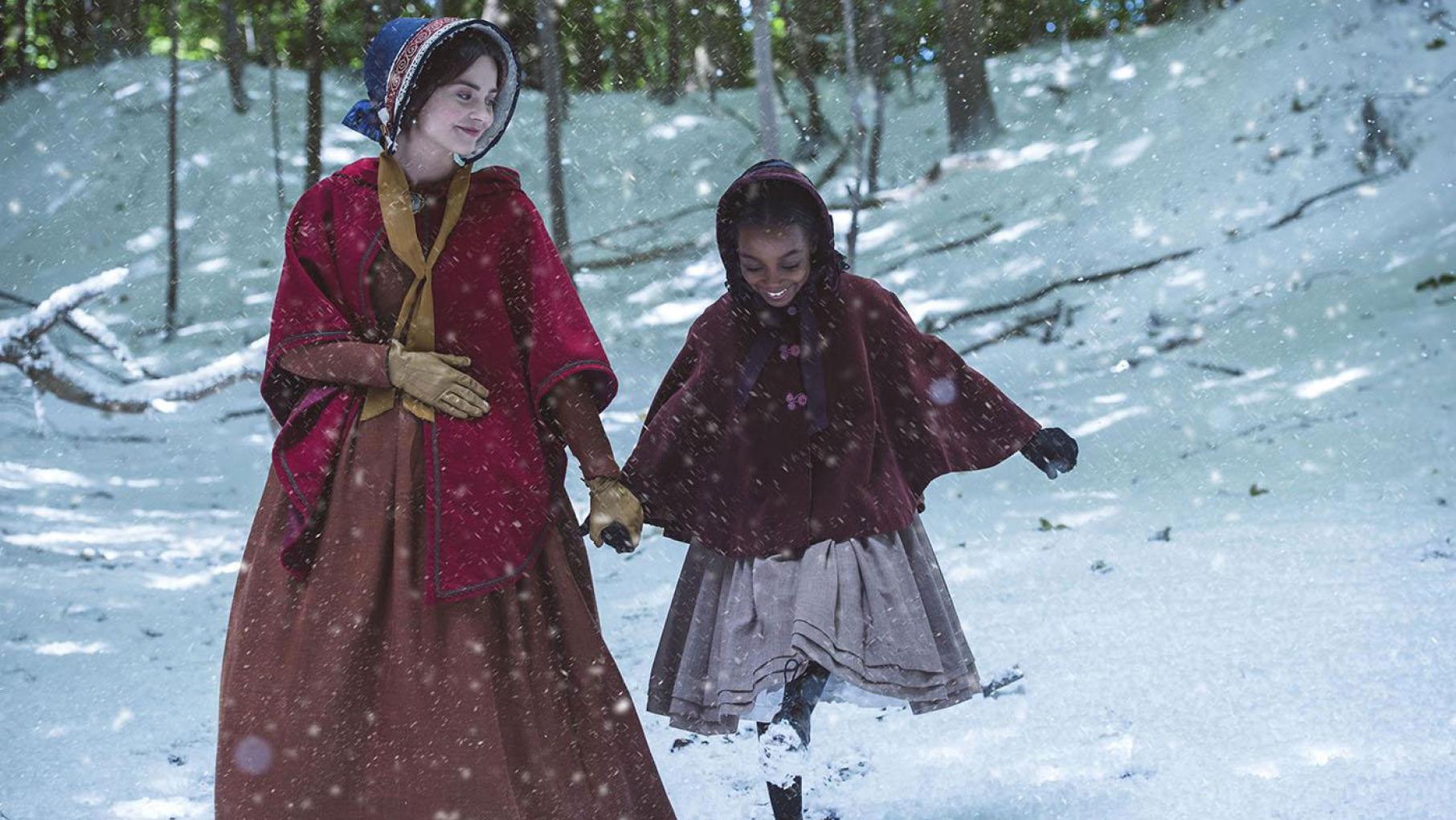 Victoria recognizes herself in a lonely young girl who is brought to stay at the palace. Photo: ITV Studios Queen Victoria and Sarah. Photo: ITV Studios