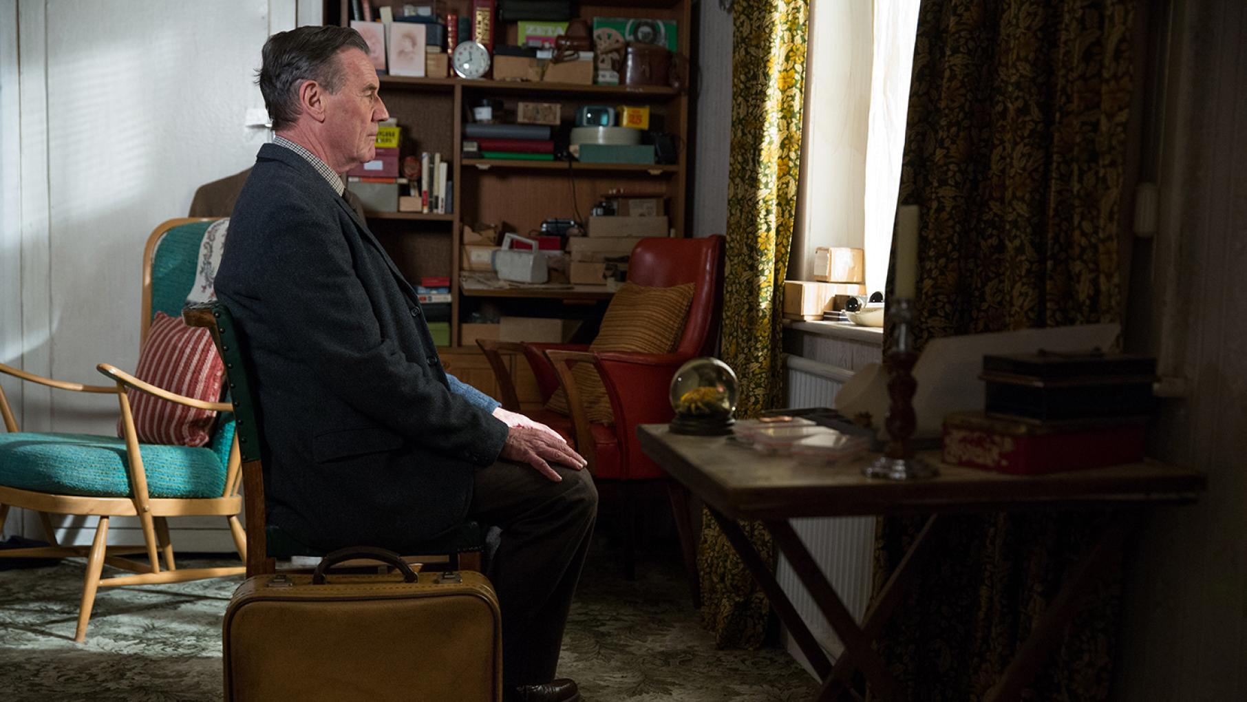 Tom Parfitt is eager to move into an assisted living home. Photo: ITV plc Tom Parfitt (Michael Palin) is eager to move into an assisted living home. Photo: ITV plc