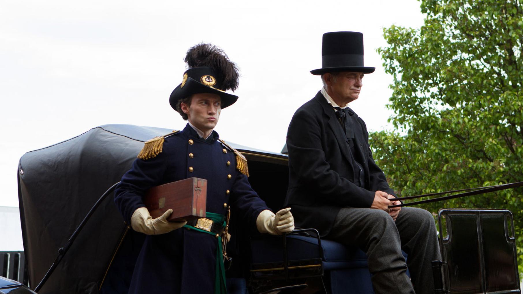 Major McBurney is rigidly insistent upon rules and regulations. Photo: PBS/Erik Heinila Major McBurney is rigidly insistent upon rules and regulations. (PBS/Erik Heinila)