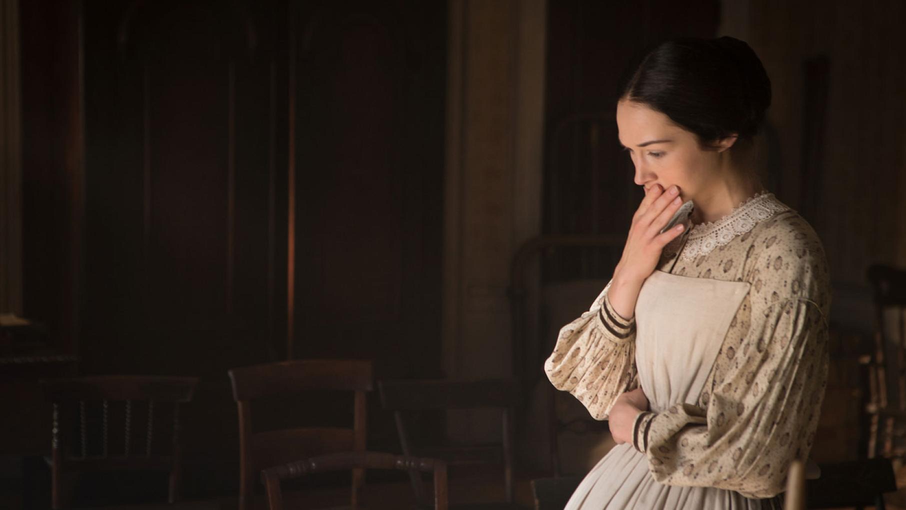 As the Green family struggles with a dark secret, Emma begins to question her loyalties. Photo: PBS/Erik Heinila Hannah James as Emma Green. (PBS/Erik Heinila)