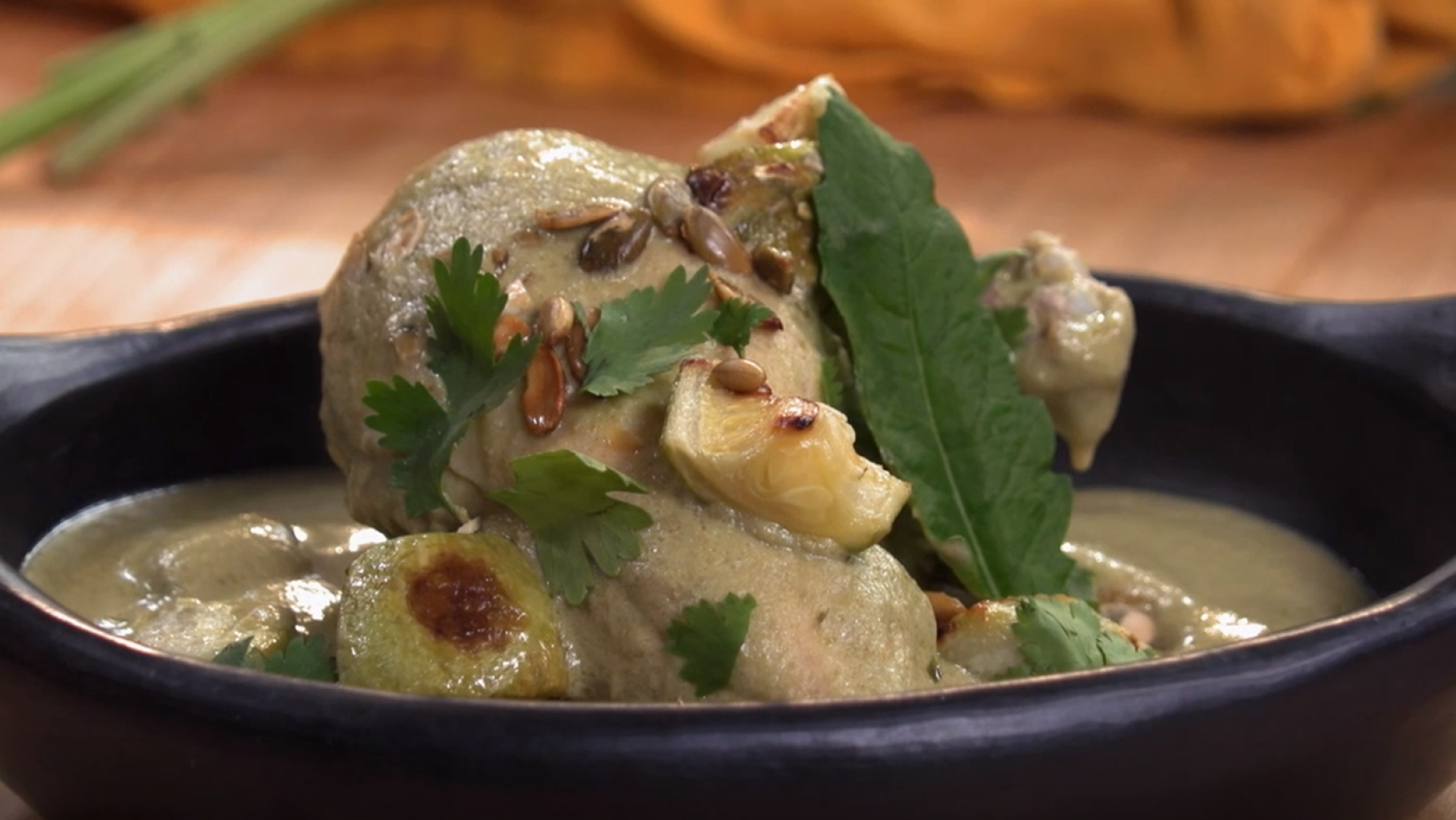 Rick Bayless's Pollo in Pipián Verde