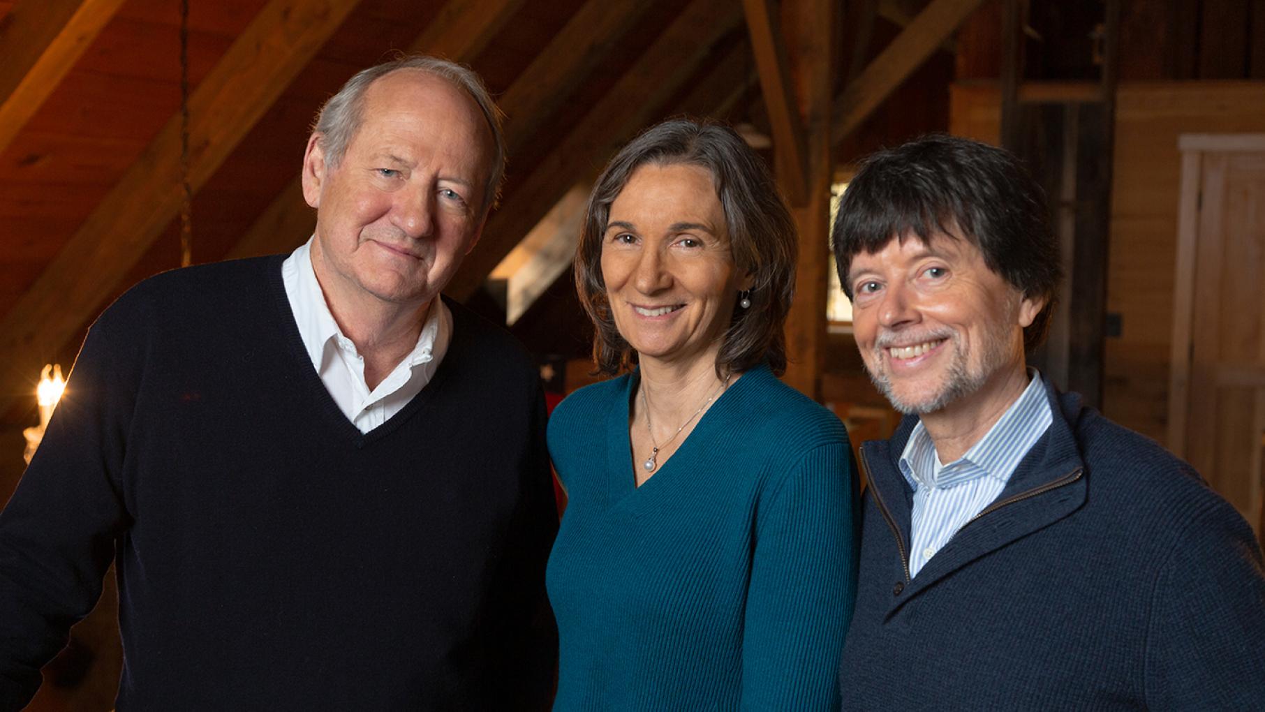'Country Music' writer and producer Dayton Duncan; producer Julie Dunfey; and director and producer Ken Burns. Photo: Evan Barlow Country Music writer and producer Dayton Duncan; producer Julie Dunfey; and director and producer Ken Burns. Photo: Evan Barlow