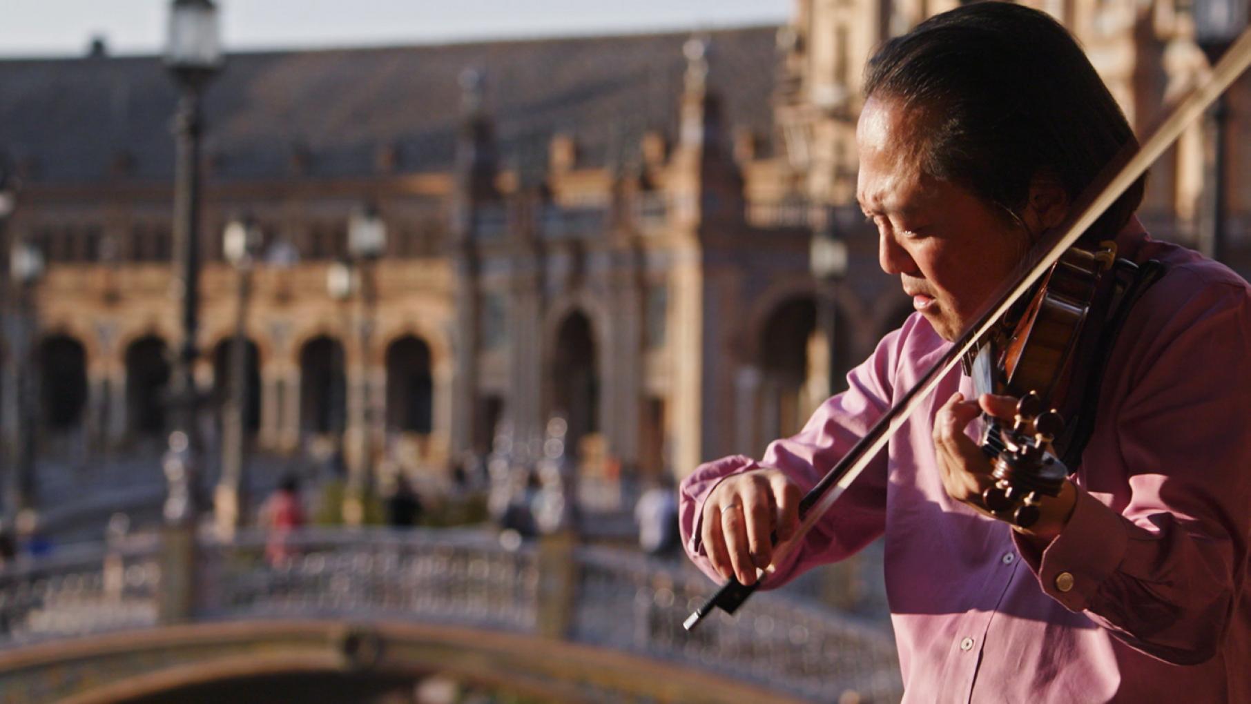 Scott Yoo in Seville, Spain, in Now Hear This