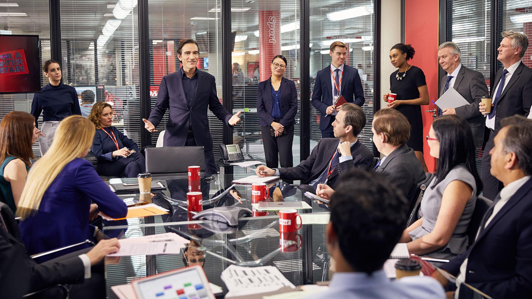 Duncan's tyrannical rule of his newsroom is on full display as the Post deals with negative publicity. Photo: Lookout Point / Robert Viglasky Duncan Allen in the Post newsroom. Photo: Lookout Point / Robert Viglasky