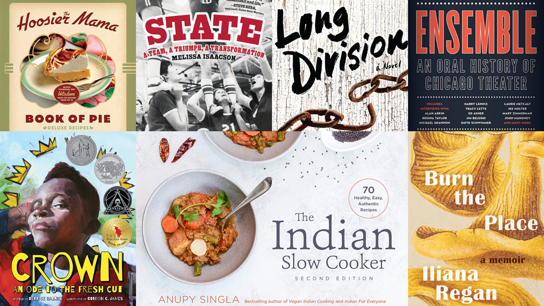 A selection of books from Agate Publishing Books published by Agate Publishing