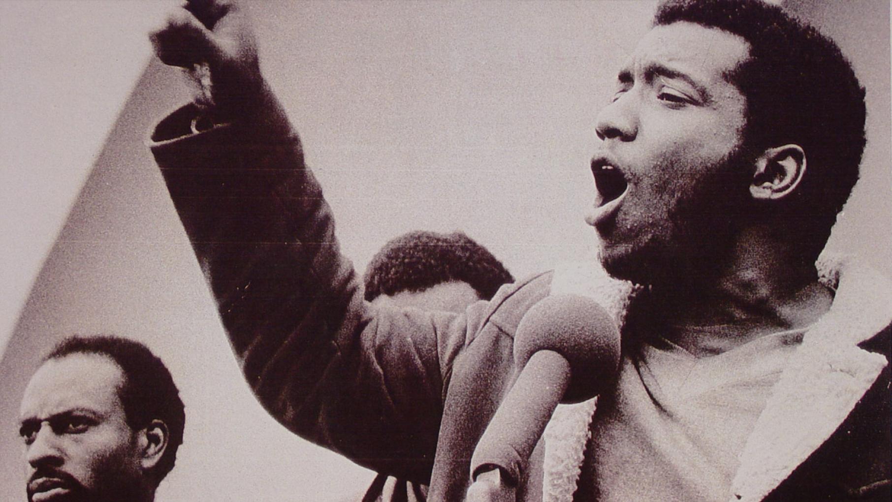 Fred Hampton. Image: Chicago Defender Archives, from WTTW's Dusable to Obama Fred Hampton. Image: Chicago Defender Archives, from WTTW's Dusable to Obama