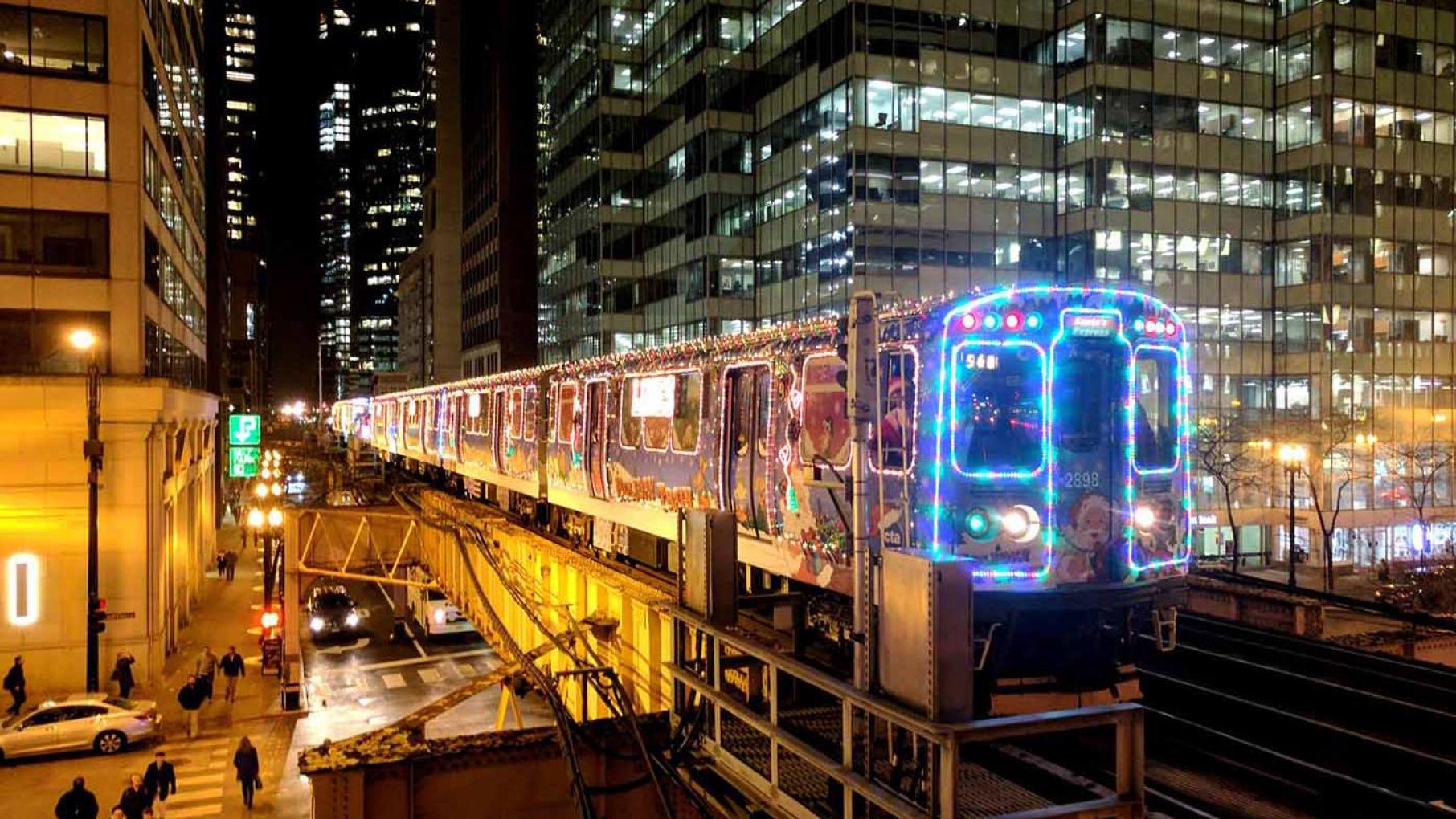 The CTA Holiday Train. Photo: CTA
