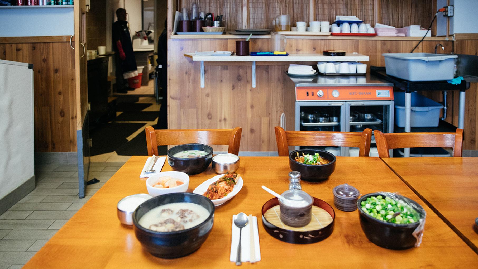 “There are very few places in the United States that have comparable food,” says Charlie Lee, an owner of Han Bat. Photo: Sandy Noto for WTTW Chicago's Han Bat. Photo: Sandy Noto for WTTW
