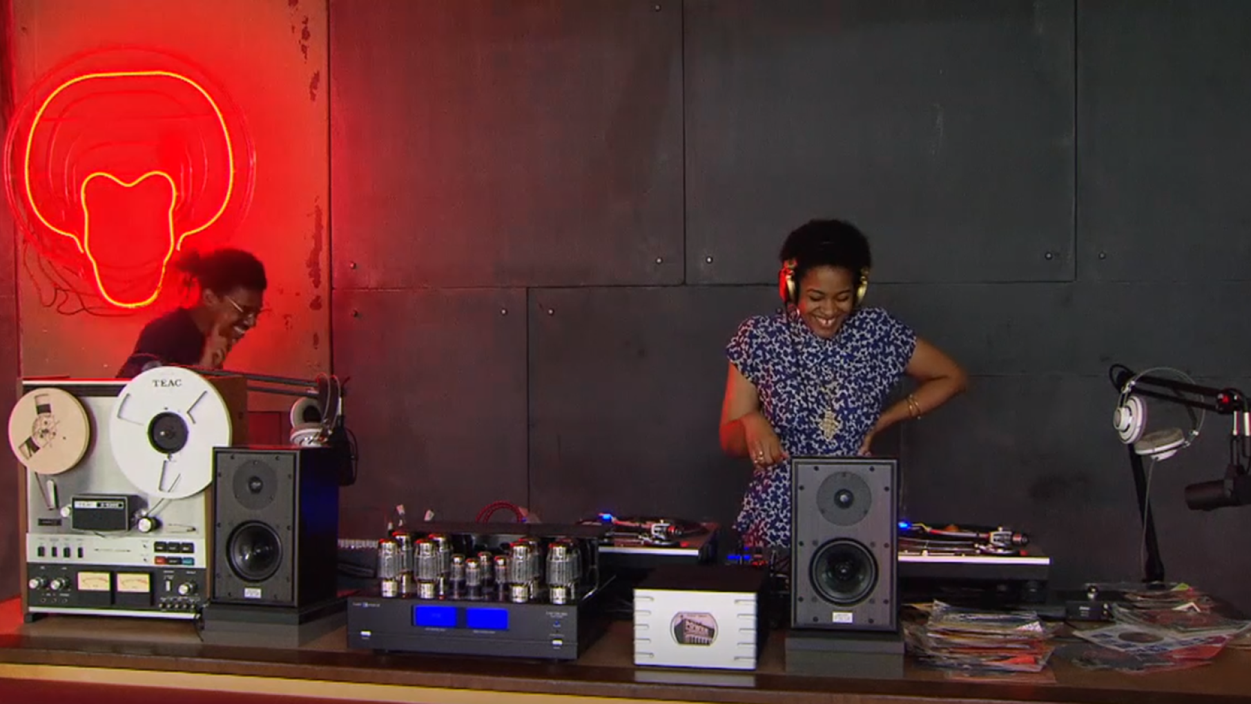 DJ Ayana Contreras at the AESOP DJ Booth at the 95th St. Red Line Station DJ Ayana Contreras at the AESOP DJ Booth at the 95th St. Red Line Station