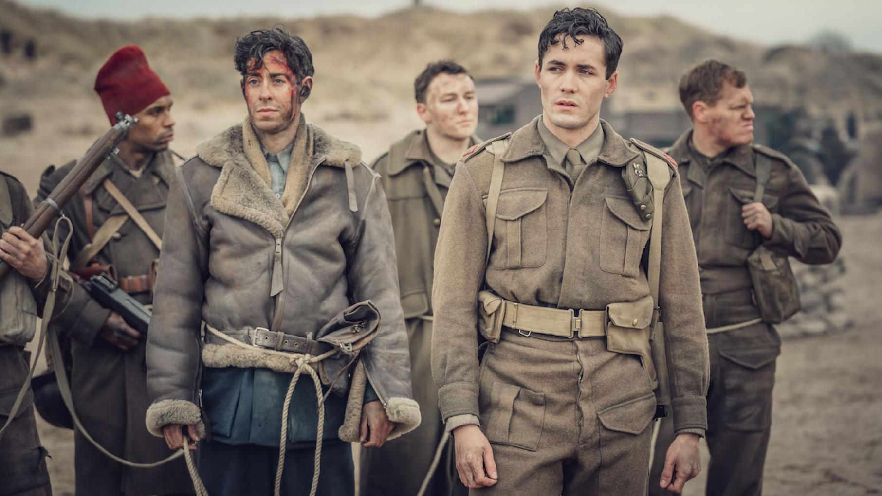 Harry at Dunkirk in 'World on Fire.' Photo: Ben Blackall / Mammoth Screen 2019