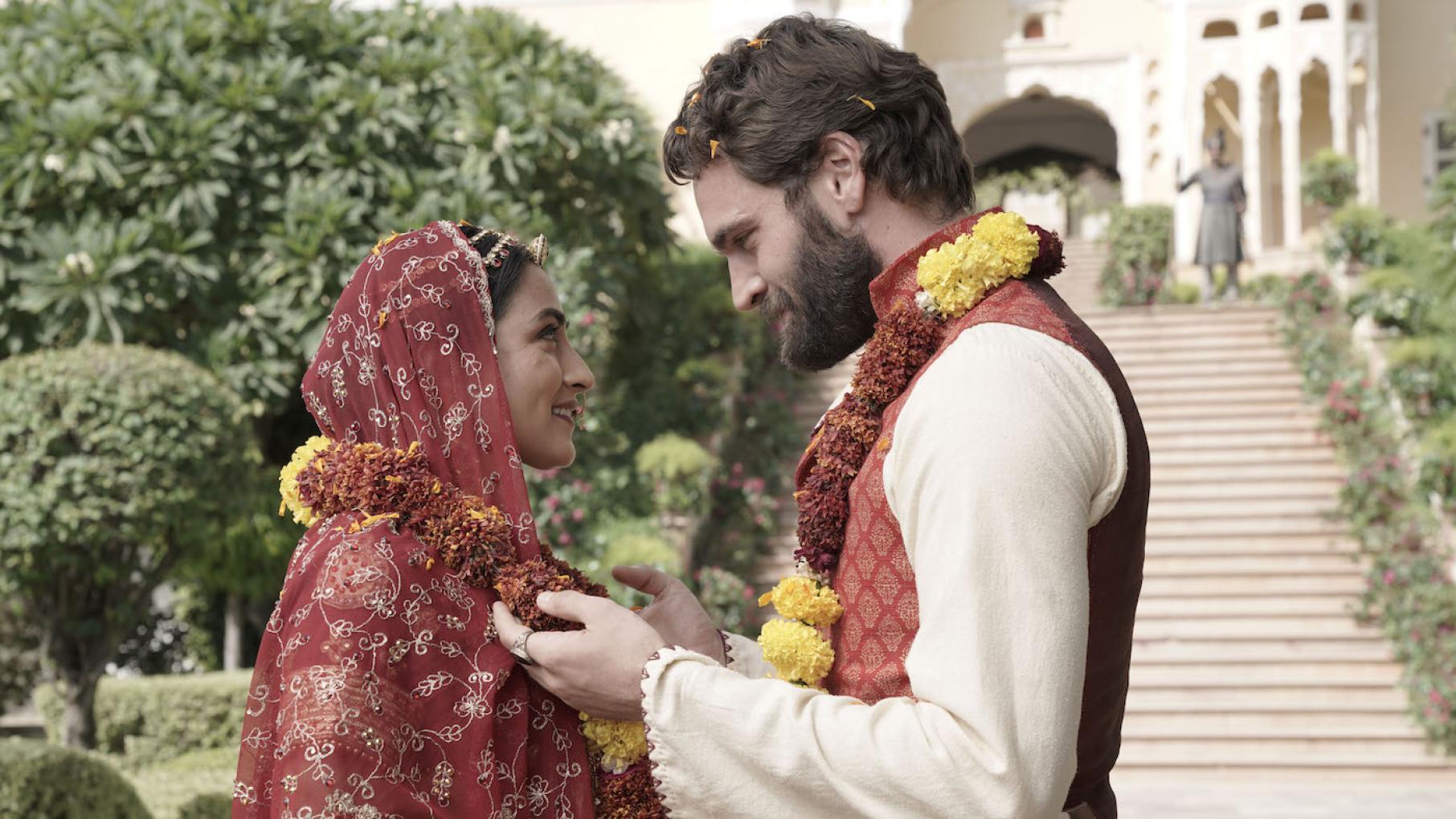 John is finally forced to reveal his past and how he came to know August's mother. Photo: Masterpiece Khamlavati and John Beecham in 'Beecham House.' Photo: Masterpiece