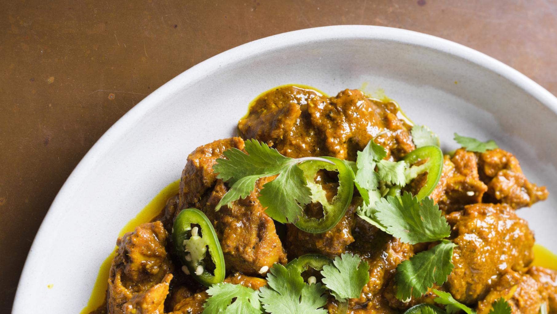 Chicken Vindaloo from 'Milk Street.' Photo: Connie Miller of CB Creatives