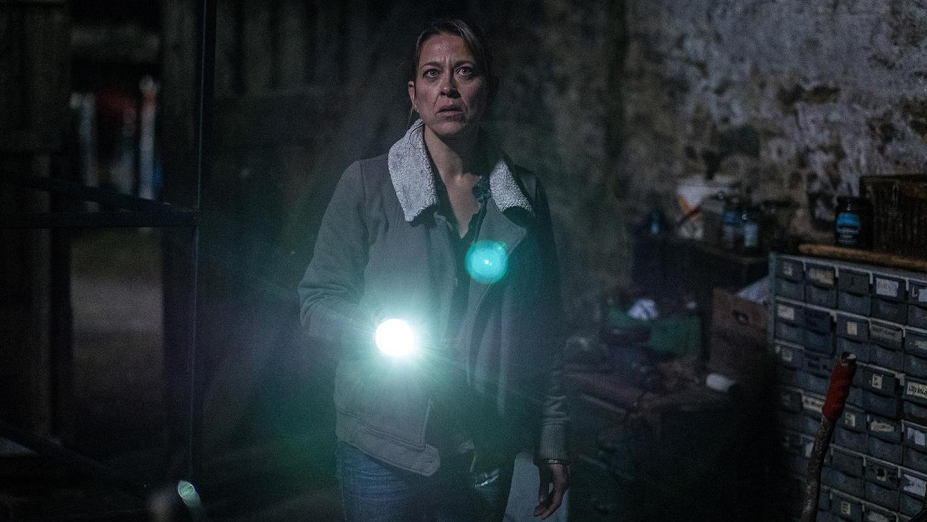 Gillian fears Eddie's spirit lingers in the barn – and it's not pleased about her marriage to Robbie. Photo: BBC/Red Productions/Matt Squire Gillian in the 'Last Tango in Halifax' holiday special. Photo: BBC/Red Productions/Matt Squire