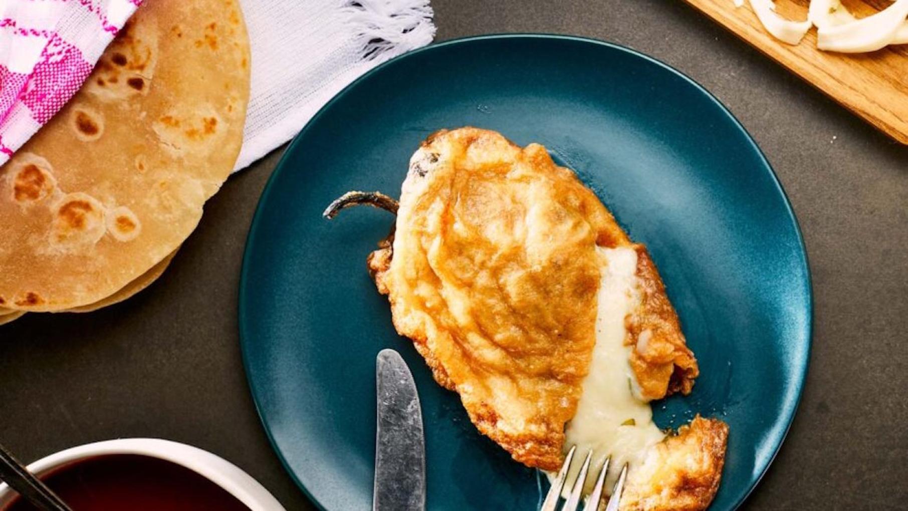 A cheese chile relleno from 'Pati's Mexican Table'