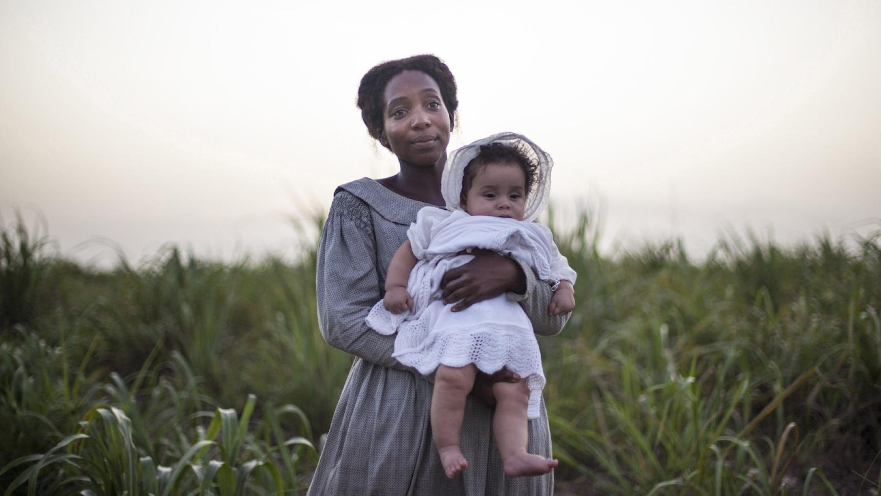 July with her daughter Emily in 'The Long Song.' Photo: Heyday Television/Carlos Rodriguez