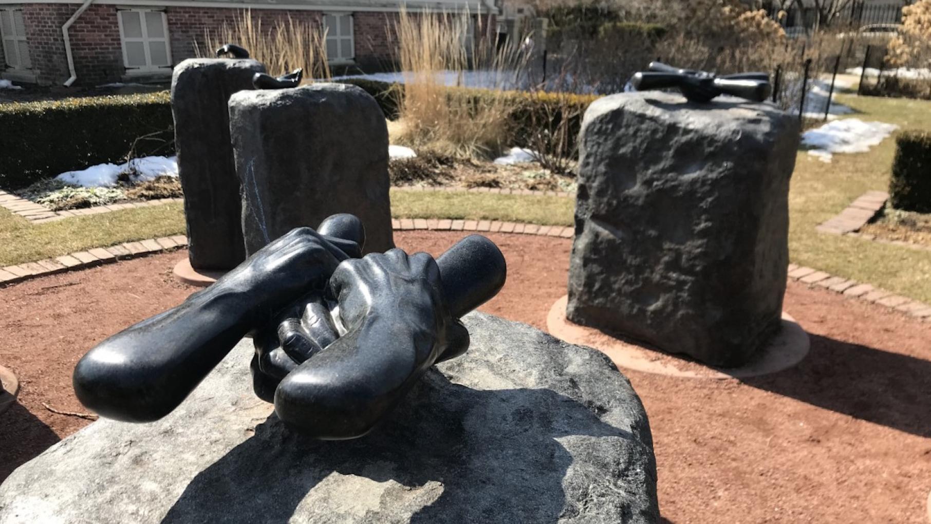 Louise Bourgeois's "Helping Hands" in the Chicago Women's Park and Gardens