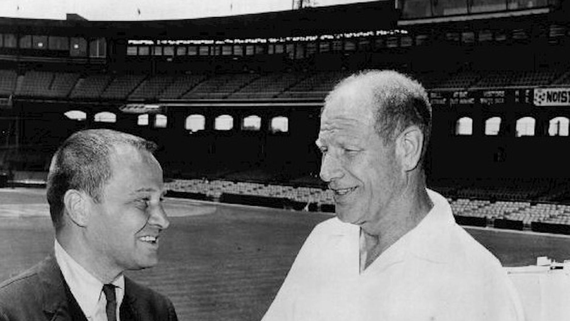Bill Veeck with Jim McKay on Wide World of Sports in 1964. Photo: Wikimedia Commons