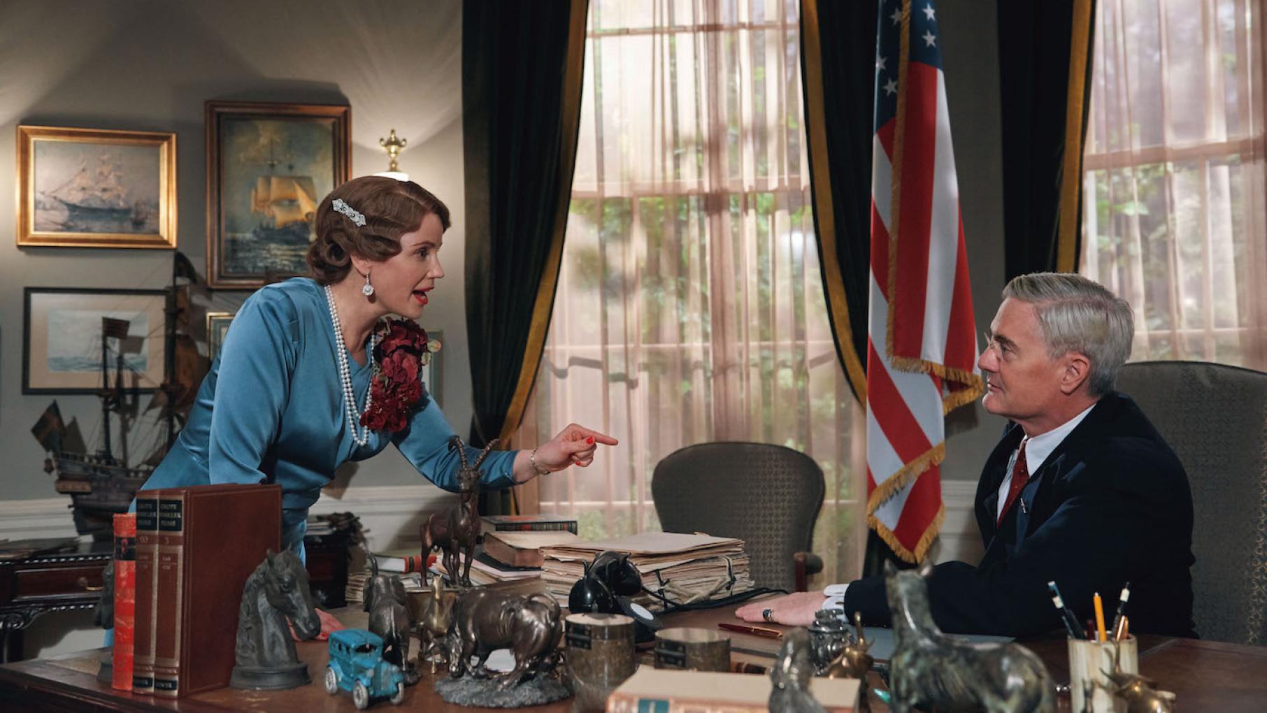Crown Princess Märtha and President Franklin D. Roosevelt in 'Atlantic Crossing'