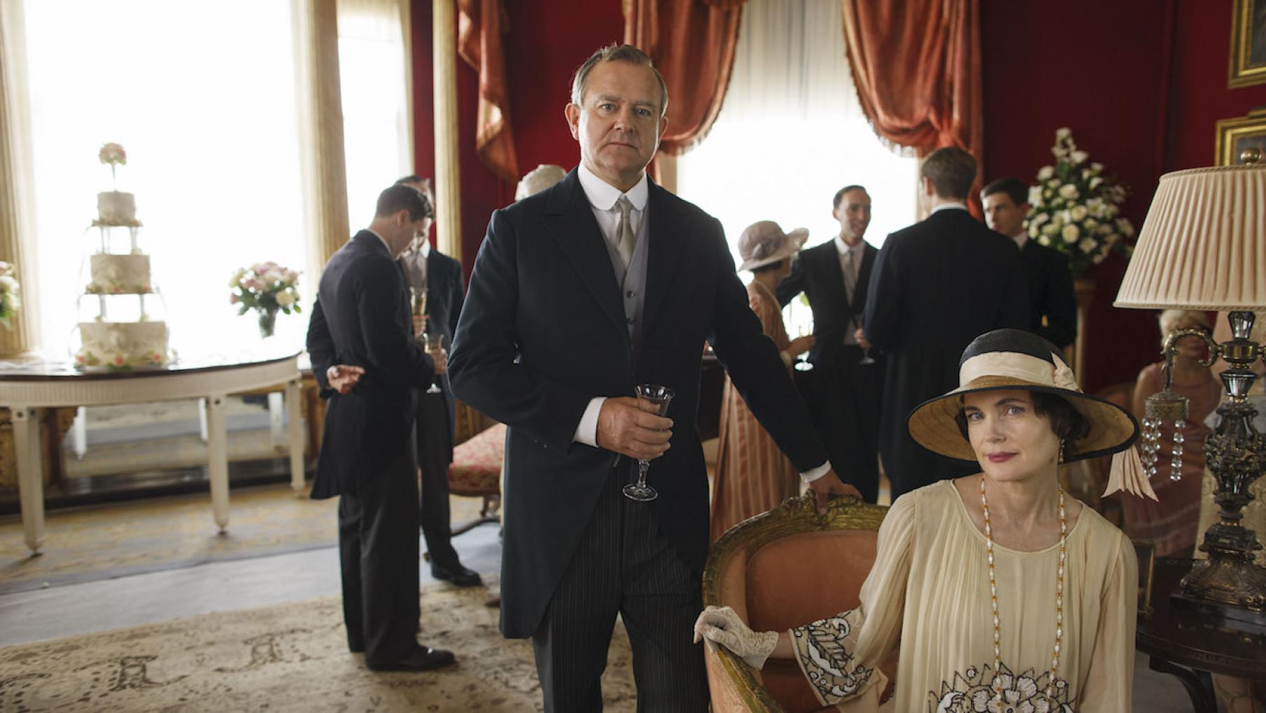 Photo: Masterpiece Lord Grantham and Cora, Countess of Grantham in 'Downton Abbey'