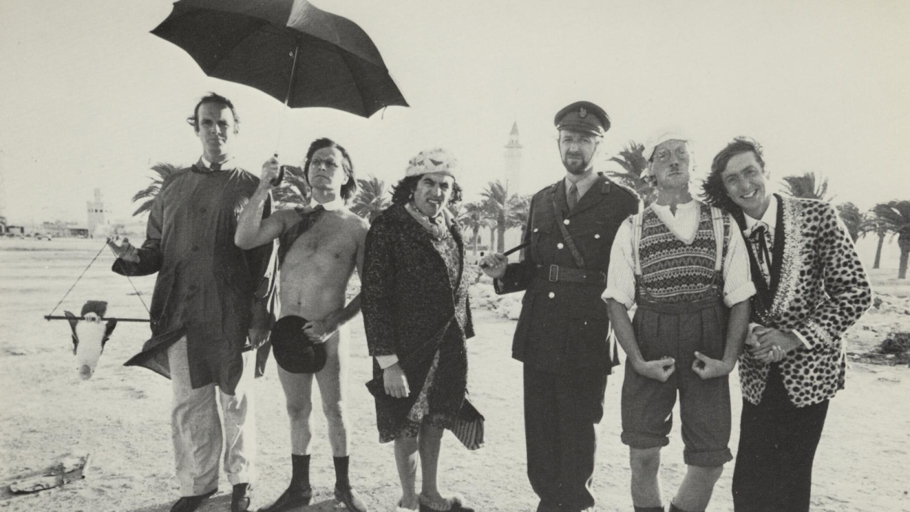 Monty Python on location in Monastir, Tunisia, where they filmed 'Life of Brian,' 1978. Photo: Courtesy of Python (Monty) Pictures Ltd.