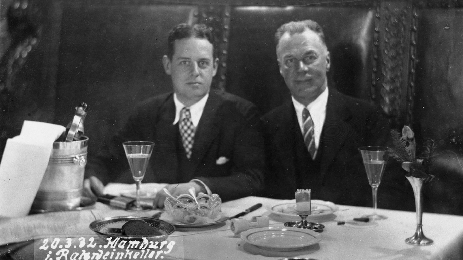 John Gregg and Robert Allerton in Hamburg, 1932. Photo: Courtesy University of Illinois Archives John Gregg and Robert Allerton in Hamburg, 1932. Photo: Courtesy University of Illinois Archives