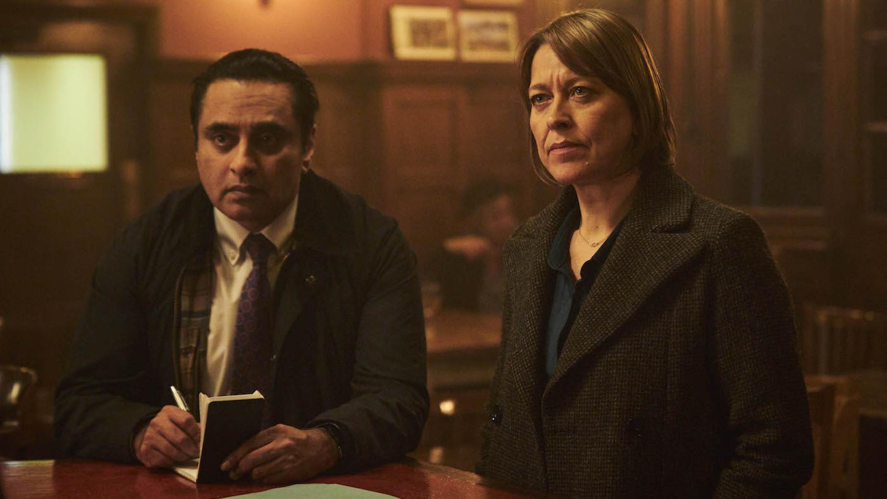 Photo: Mainstreet Pictures LTD Cassie and Sunny in season four of 'Unforgotten.' Photo: Mainstreet Pictures LTD