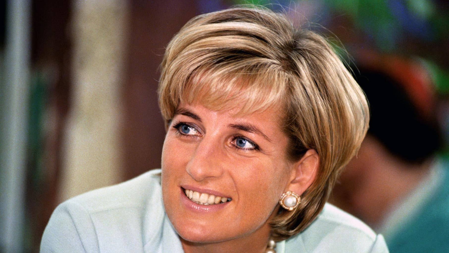 Princess Diana visits Leicester. Photo: PA Images / ALAMY Stock Photo