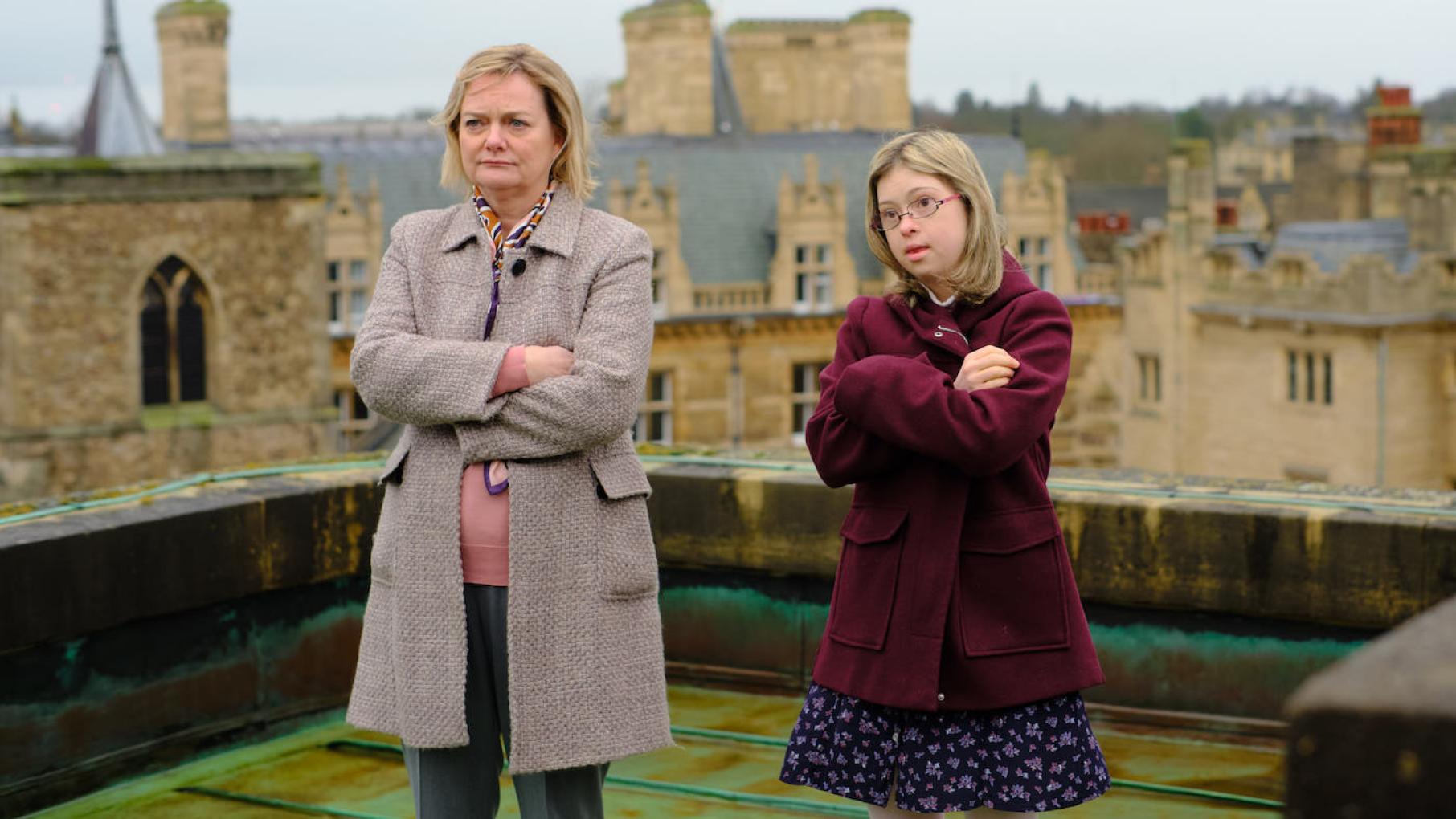 Ingrid Snares and Sophie in 'Professor T.' Photo: Lawrence Cendrowic