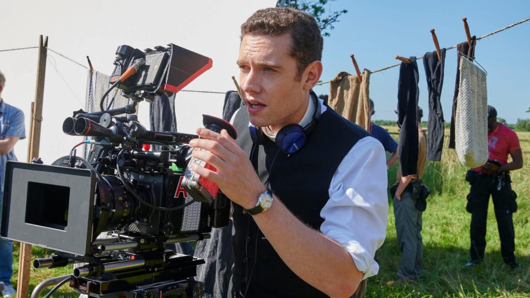 Tom Brittney directing an episode of 'Grantchester.' Photo: Courtesy Masterpiece