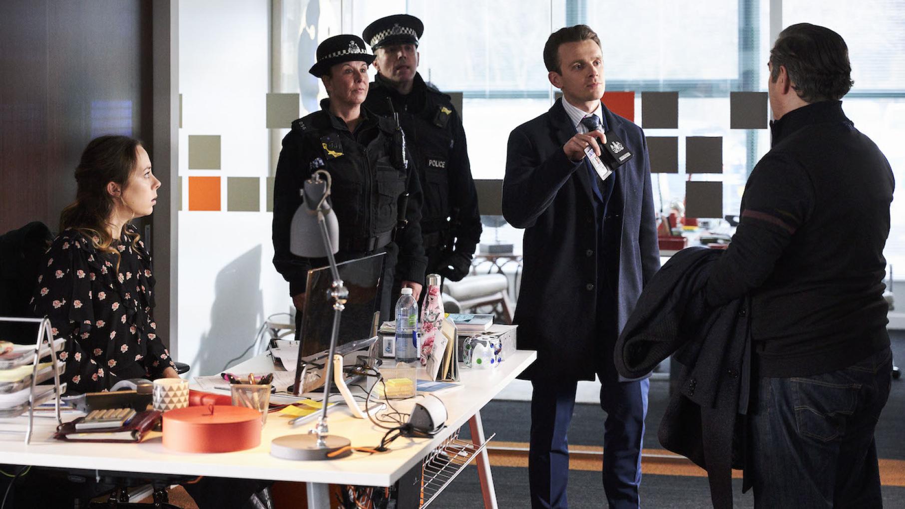 Arrests are made as the investigation comes to a close. Photo: Mainstreet Pictures LTD Dean Barton in 'Unforgotten.' Photo: Mainstreet Pictures LTD