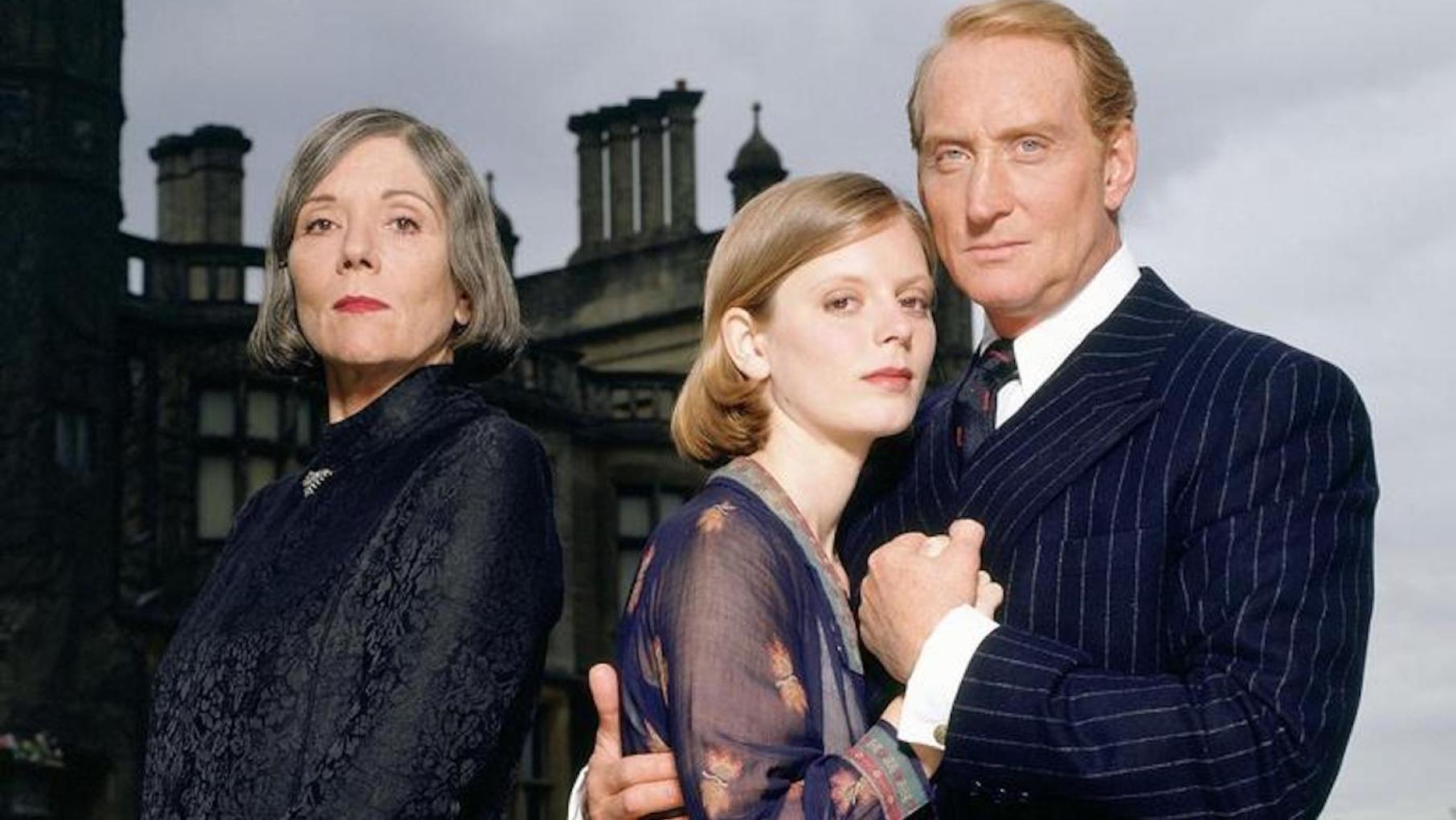 Diana Rigg, Emilia Fox, and Charles Dance in the 1997 'Masterpiece' version of 'Rebecca' Diana Rigg, Emilia Fox, and Charles Dance in the 1997 'Masterpiece' version of 'Rebecca'