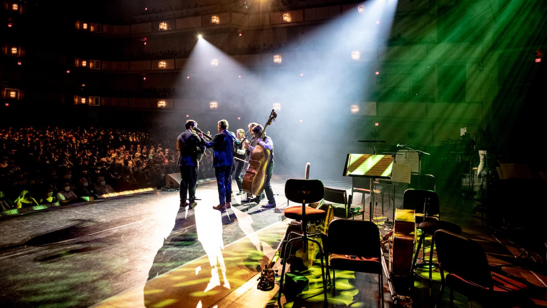 The Punch Brothers. Photo: Michael Butcher, Elman Studios The Punch Brothers performing in 'Kennedy Center at 50.' Photo: Michael Butcher, Elman Studios