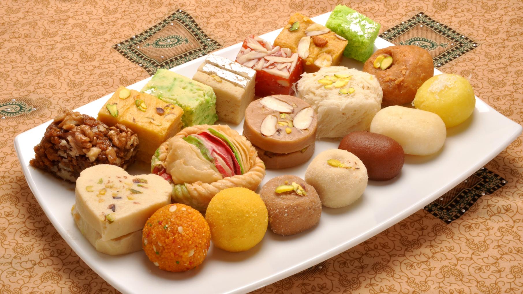 Ladoo, barfi and other confections are a big part of celebrating Diwali. Photo: iStock A selection of Indian mithai, or confections. Photo: iStock