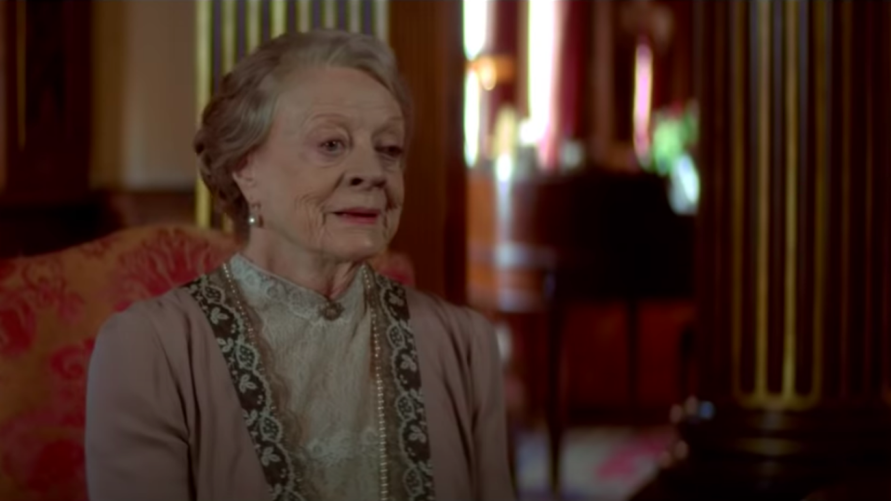 Apparently we can look forward to another stunning revelation from the Dowager Countess (Dame Maggie Smith) in the upcoming 'Downton Abbey: A New Era' Dame Maggie Smith in 'Downton Abbey.'