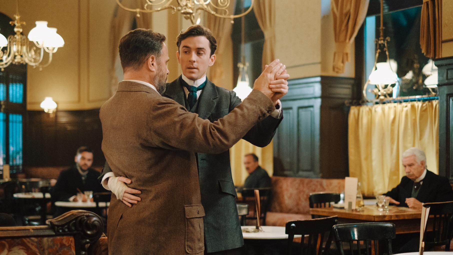 The investigation into the countess's death leads Max and Oskar to unusual places. Photo: Endor Production Ltd/MR Film GmbH Oskar and Max dance in season 2 of 'Vienna Blood.' Photo: Endor Production Ltd/MR Film GmbH