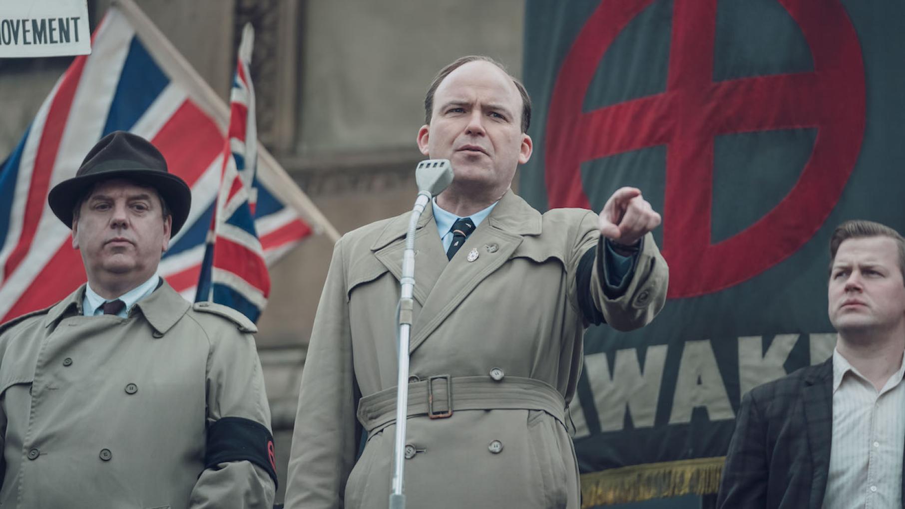 Colin Jordan speaking at a rally in Ridley Road. Photo: Red Production Company and Masterpiece