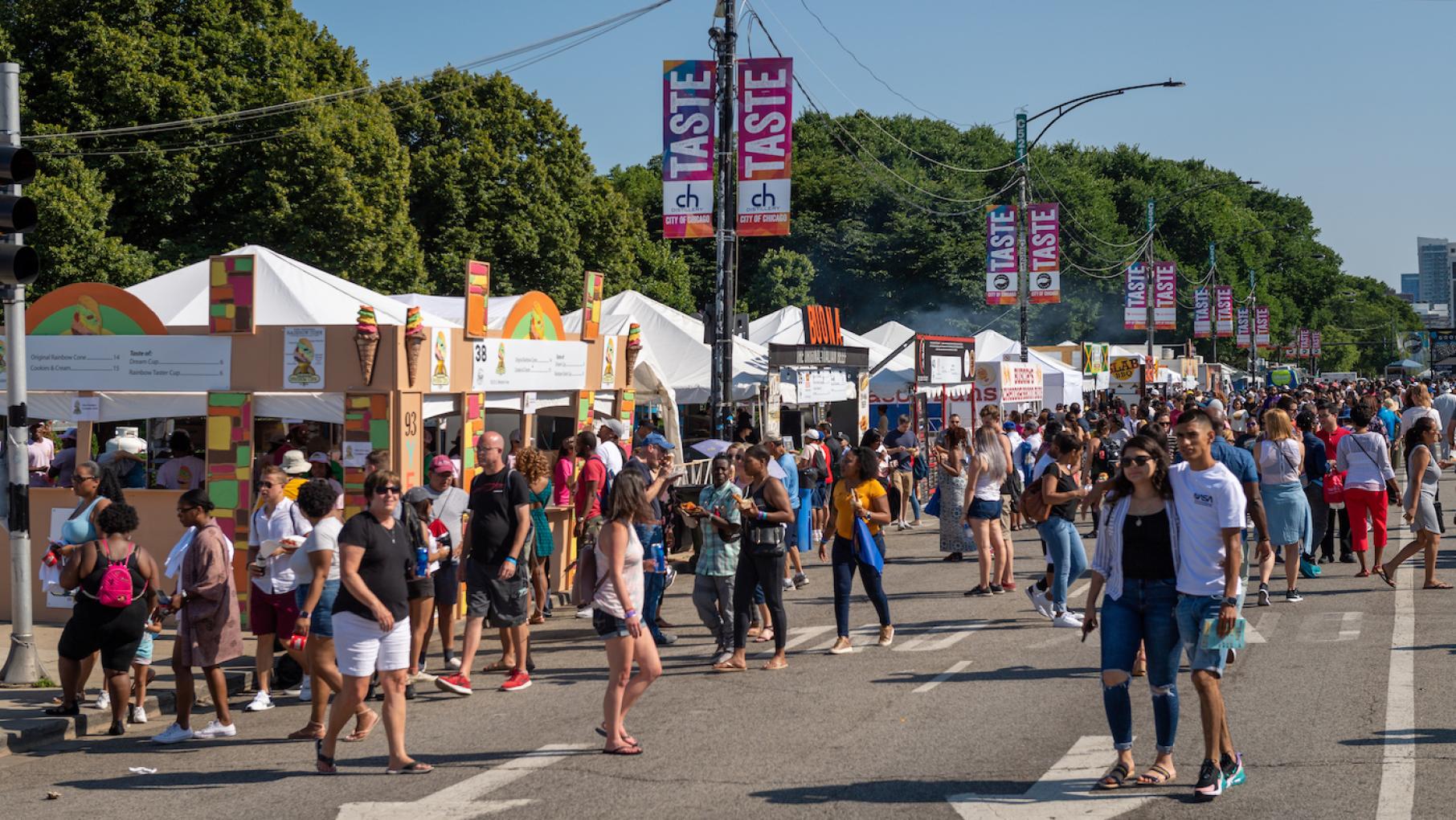 The Taste of Chicago. Photo: City of Chicago DCASE