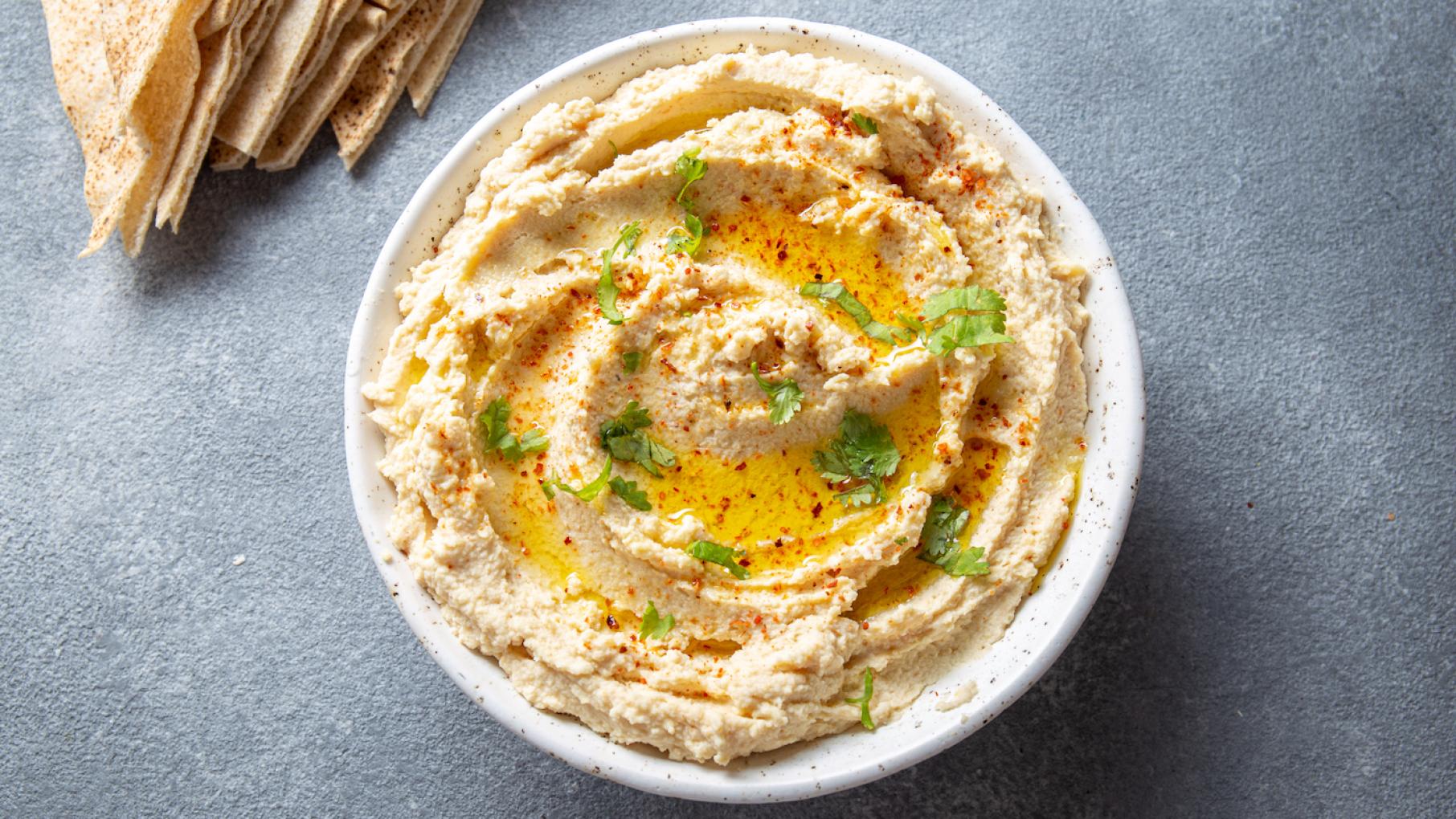 Ayub Julany makes hummus with only three ingredients so that his stone-milled tahini can shine Hummus