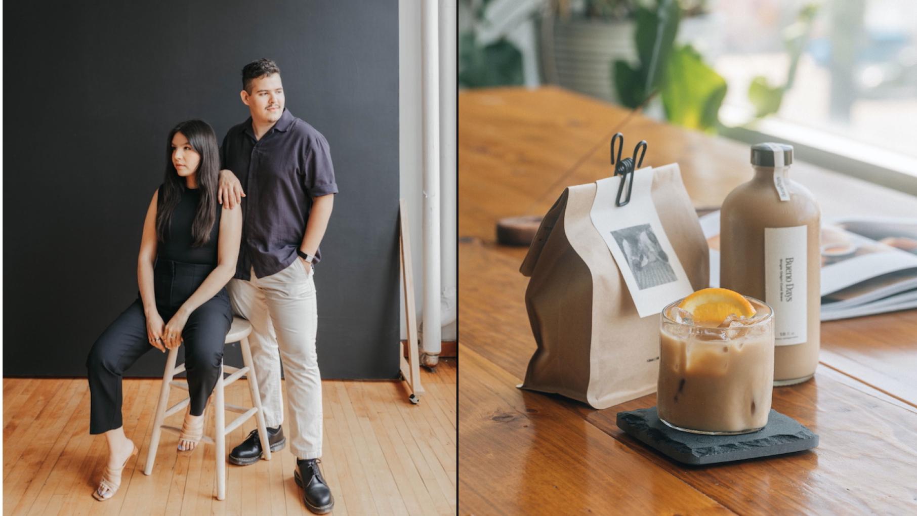 Alma and Cristóbal Mora founded Bueno Days to use their love of coffee to explore their Mexican heritage. Photos: Anna Jung-Hwa (L); Philip Tang (R) Alma and Cristóbal Mora of Bueno Days sell Mexican coffee