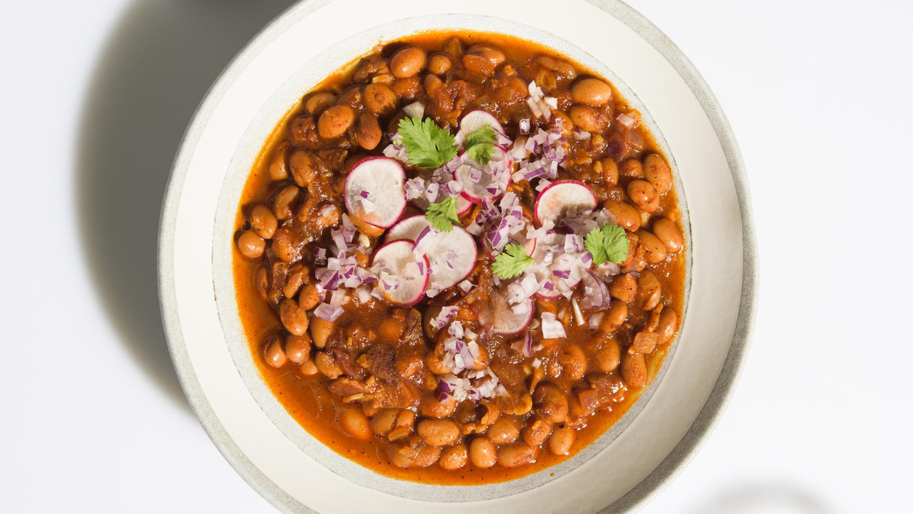 Pinto Beans with Bacon and Chipotle from Milk Street