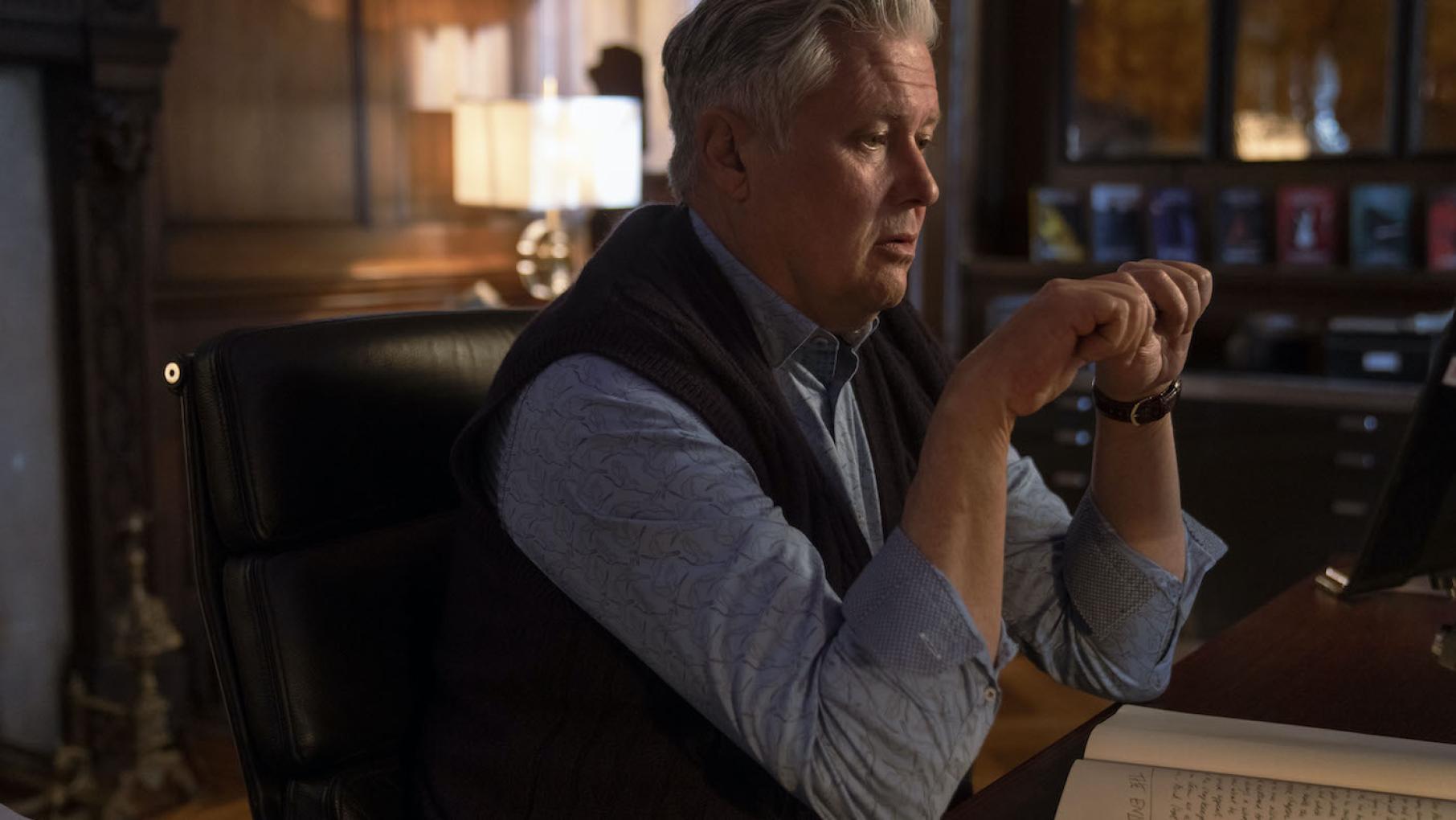 Alan Conway is a mystery writer conjured up by a mystery writer, Anthony Horowitz, for 'Magpie Murders.' Photo: Eleventh Hour Films Conleth Hill as Alan Conway in Magpie Murders