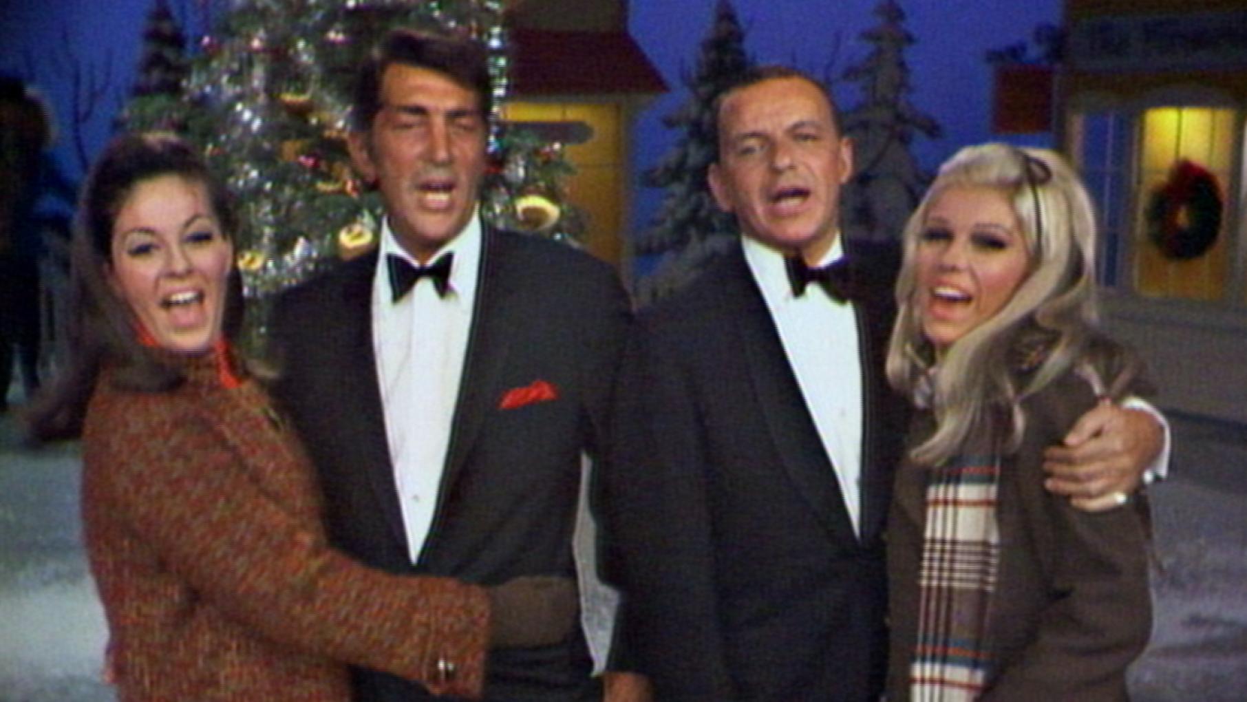 Deana Martin, Dean Martin, Frank Sinatra and Nancy Sinatra