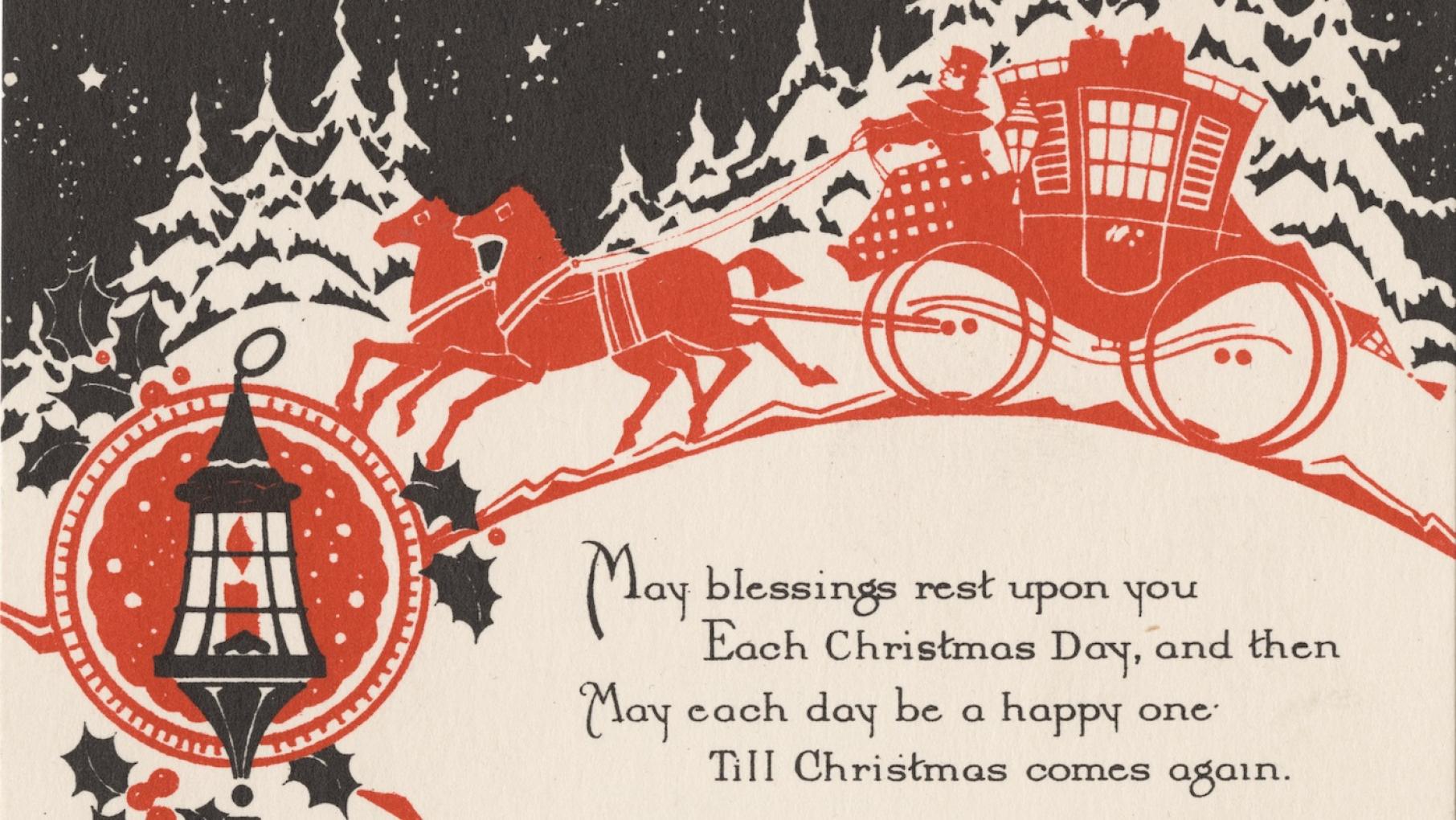 Get in the Spirit with Vintage Holiday Cards from the Chicago History  Museum | WTTW Chicago, image size:1812x1020