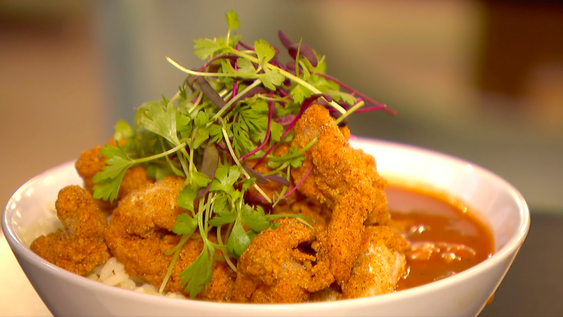 The Soul Food Lounge in North Lawndale is one of a number of spots that opened in 2022 participating in Chicago Restaurant Week. Image: WTTW News A dish at The Soul Food Lounge in Chicago's North Lawndale